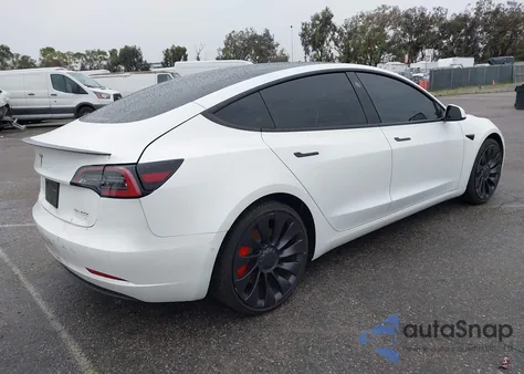 2022 Tesla Model 3 Performance Dual Motor All-Wheel Drive from USA, damaged, VIN 5YJ3E1EC0NF314800